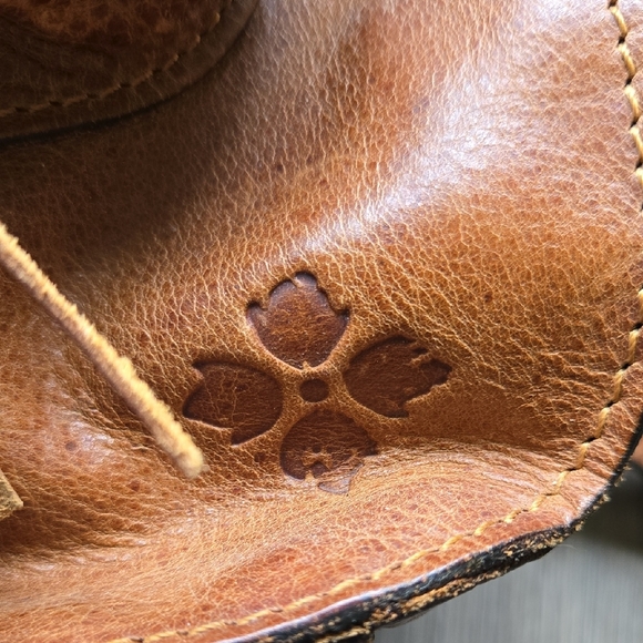 Patricia Nash Brown Leather Backpack - Picture 5 of 11